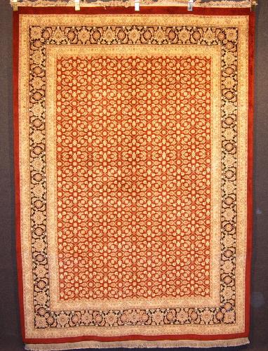 Light Red  Tabriz Herati